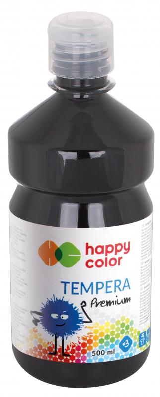 FARBY TEMPERA PREMIUM 500ML CZARNY