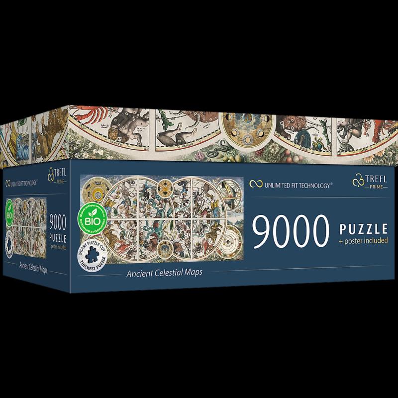 PUZZLE 9000 TREFL NAJWIĘKSZA KOLEKCJA MAPS