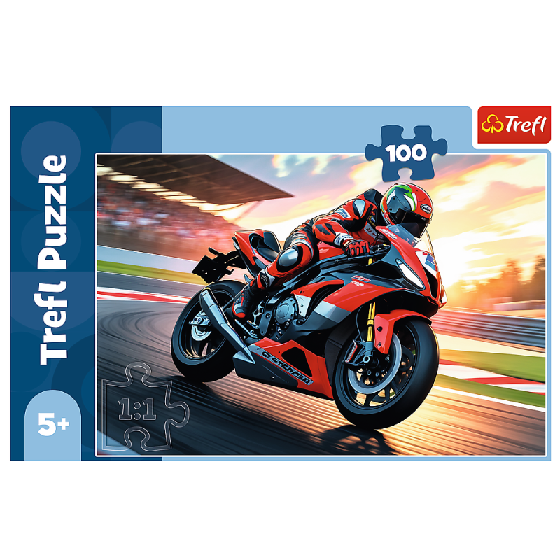 PUZZLE 100 TREFL SZYBKI MOTOCYKL