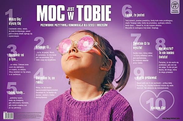 PODKŁAD NA BIURKO Z AFIRMACJAMI: MOC JEST W TOBIE 55X36,5 YOUNG INTELLECT