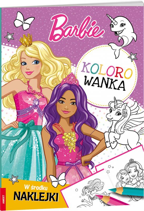 KSIĄŻECZKA BARBIE DREAMTOPIA. KOLOROWANKA