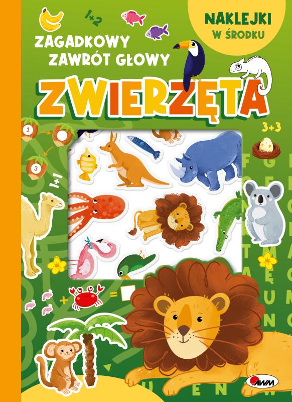 KSIĄŻECZKA ZAGATDKOWY ZAWRÓT GŁOWY ZWIERZĘTA