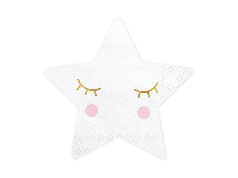 SERWETKI PAP.LITTLE STAR-GWIAZDA