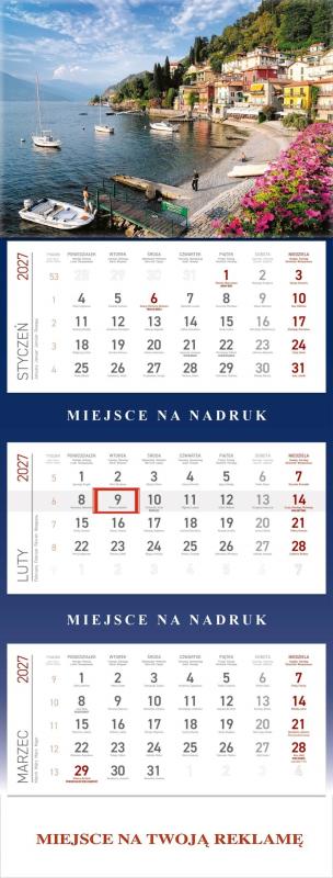 KALENDARZ TRÓJDZIELNY ZATOKA 2027