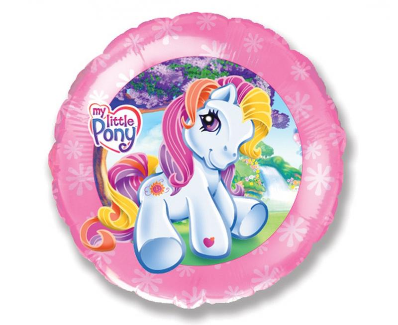 BALON FOLIOWY 18 FX PONY OKRĄGŁY