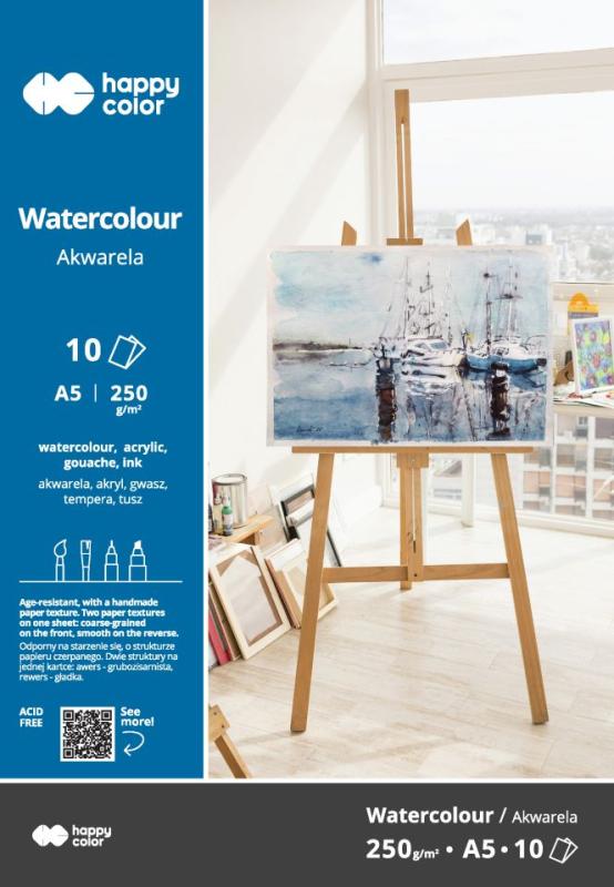 BLOK AKWARELOWY ART A5/10 250G HAPPY COLOR