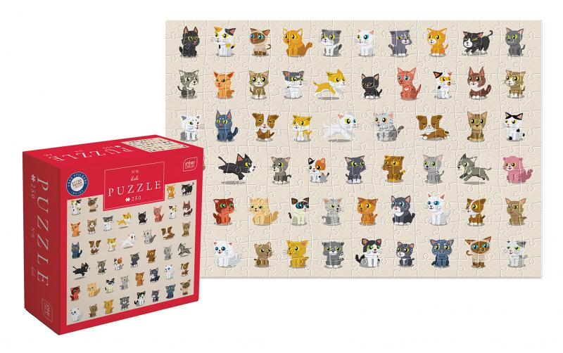 PUZZLE 250 KIDS 8 CATS