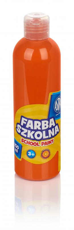 FARBA SZKOLNA ASTRA 250ML POMARAŃCZOWA