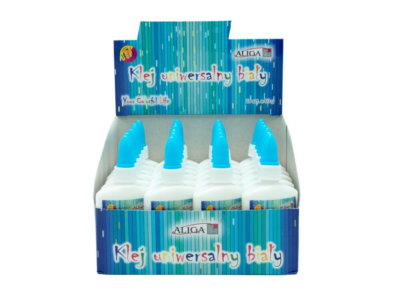 KLEJ UNIWERSALNY BIAŁY KL-1741 DISP = 24szt. x 60g
