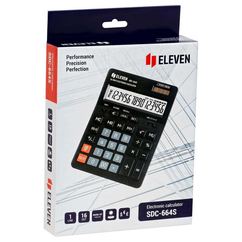 KALKULATOR ELEVEN SDC-664S BIUR.