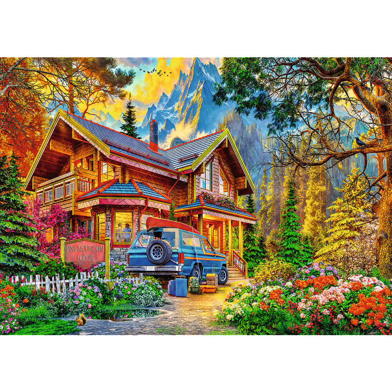 PUZZLE 2X500 TREFL WYCIECZKA W GÓRY