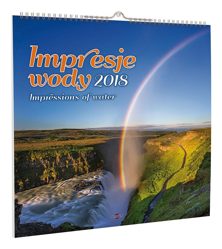 KALENDARZ ŚCIENNY DUŻY IMPRESJE WODY 2027