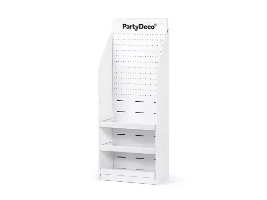 STAND PAPIEROWY BIAŁY 58X160X40CM