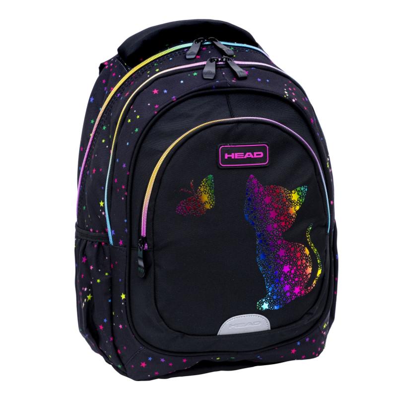 PLECAK HEAD GOLDEN EFFECT RAINBOW KITTY, AB330