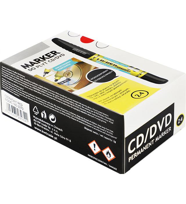 MARKER CD DWUSTRONNY CM-051 CZERWONY