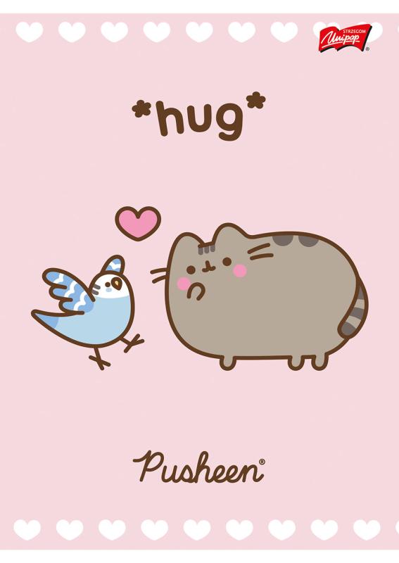 ZESZYT A5/32= LAMINOWANY PUSHEEN