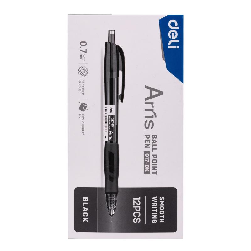 PIÓRO KULKOWE 0,7MM ARRIS CZARNE DELI