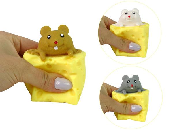 MYSZ W SERZE GNIOTEK SQUISHY MYSZKA SENSORYCZNA POP IT