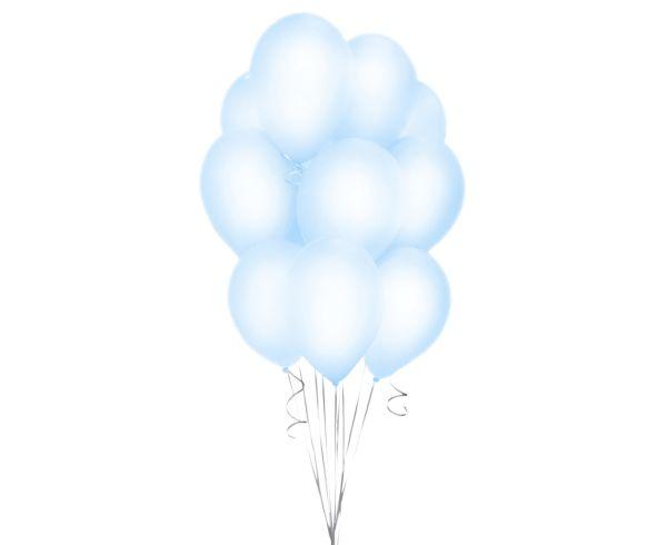 BALONY BEAUTY&CHARM MAKARONOWE NIEBIESKIE 12' A'10