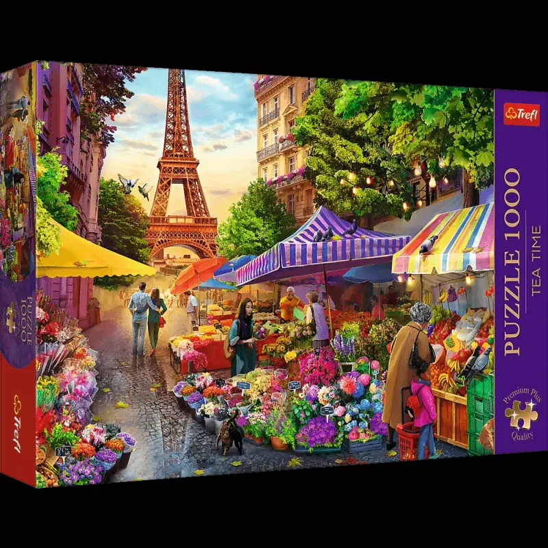 PUZZLE 1000 TREFL TARG KWIATOWY PARYŻ