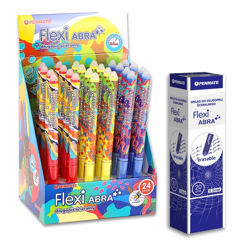 DŁUGOPIS FLEXI ABRA OMBRE A24 + 20 WKŁADÓW PENMATE