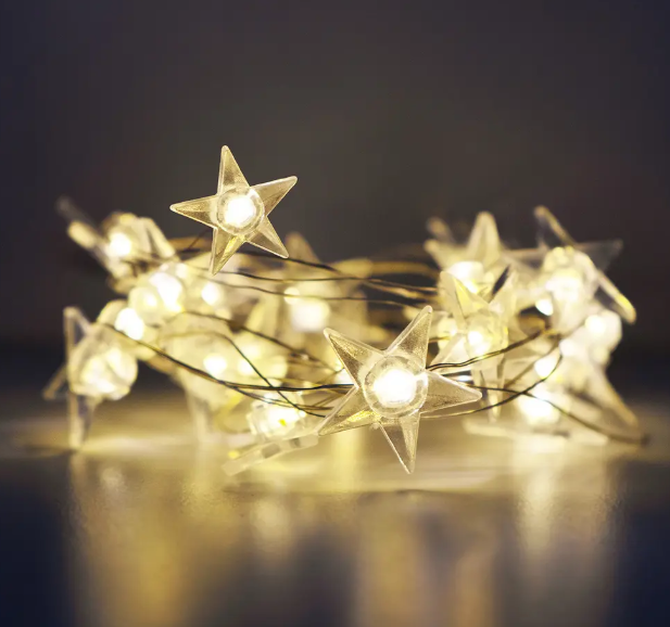 LAMPKI LED GWIAZDKI (20 LAMPEK) #ŚWIĘTA