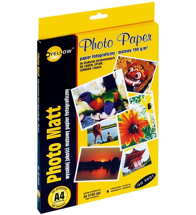 PAPIER FOTO 190G GRAND 50 MAT