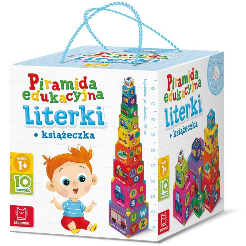 KSIĄŻECZKA PIRAMIDA EDUKACYJNA.LITERKI+KSIĄŻECZKA