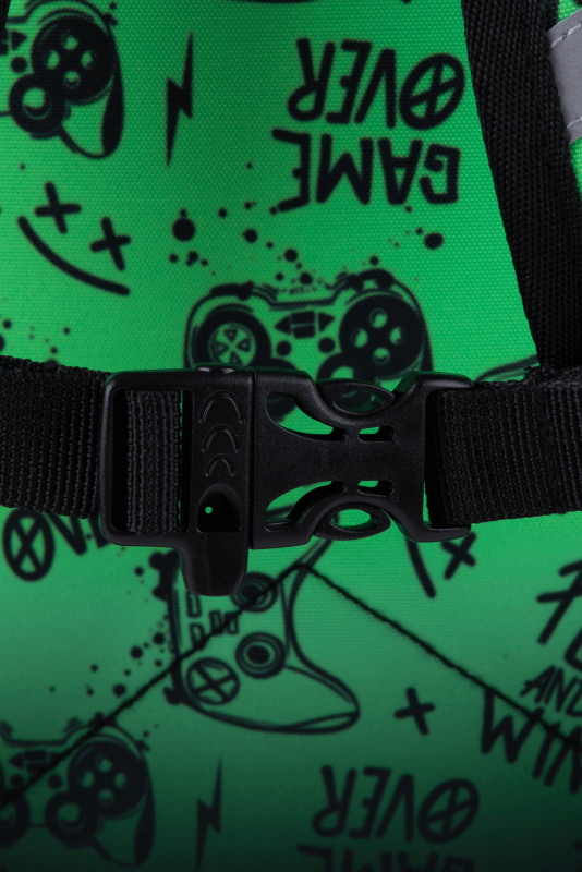 PLECAK DZIECIĘCY CP TOBY - GAME OVER GRADIENT GREEN