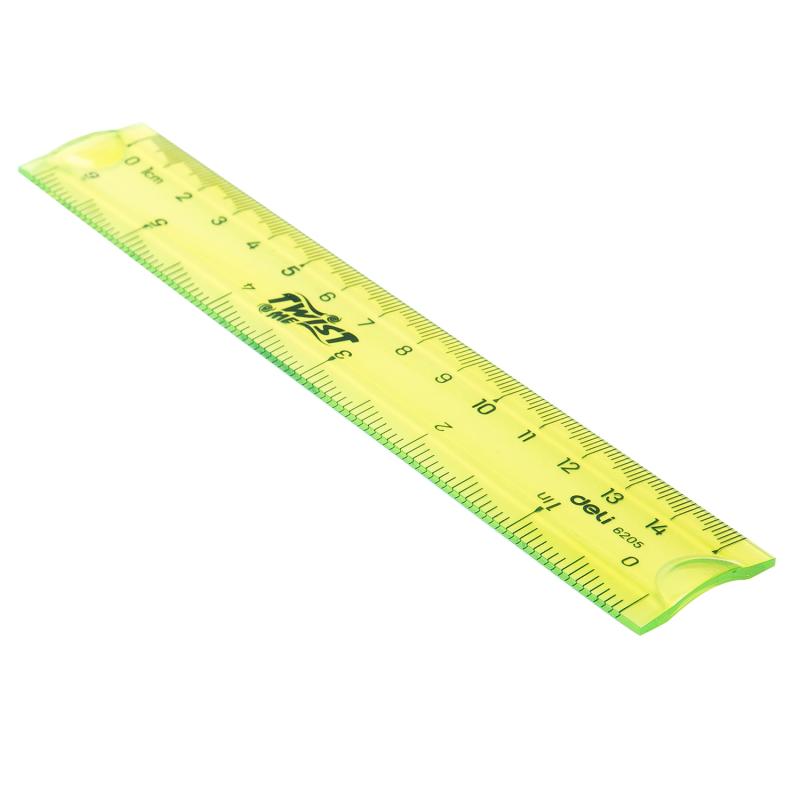 LINIJKA 15 CM DELI 6205 ELASTYCZNA