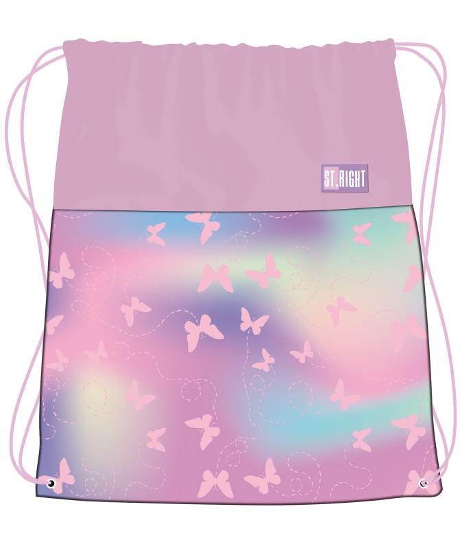 WOREK NA OBUWIE PINK BUTTERFLIES STRIGHT SO-01