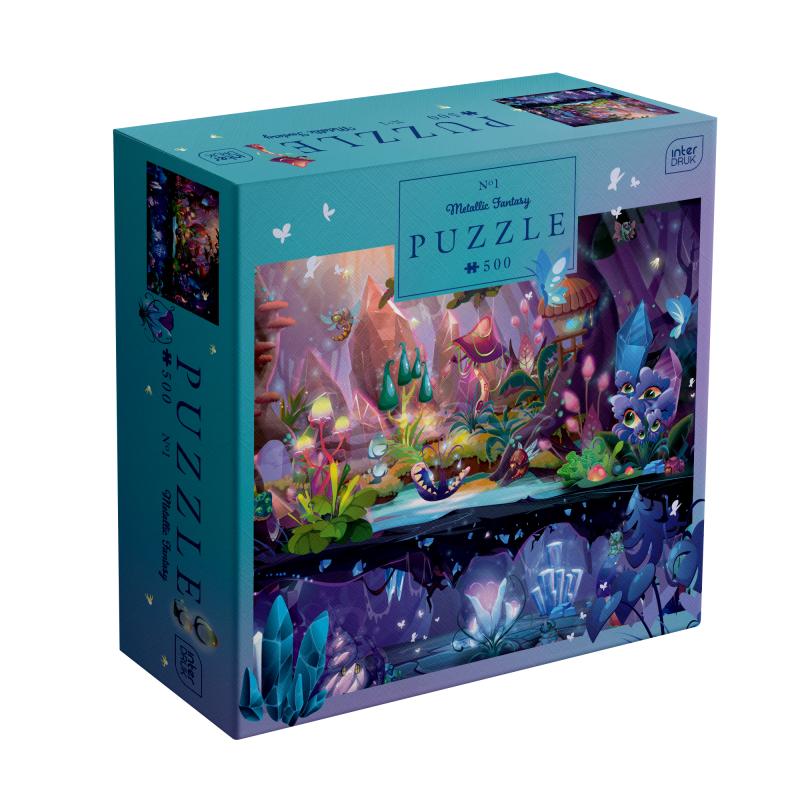 PUZZLE 500 METALLIC FANTASY MAGIC FOREST