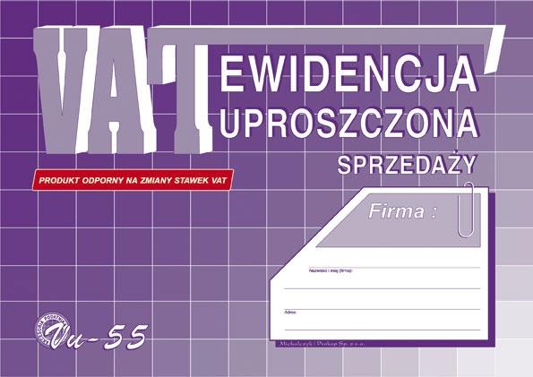 DRUK M EWID.VAT UPROSZCZ./KONTR.NAB.A5