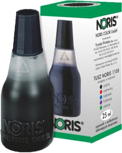 TUSZ NORIS 110S 25ML BEZOL.CZARNY