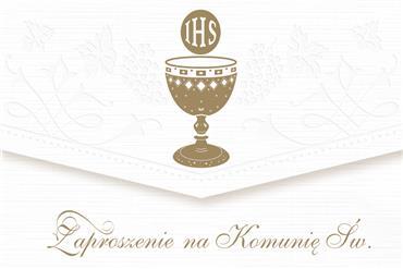 ZAPROSZENIE ZŁOCONE EXCLUSIV.KOMUNI