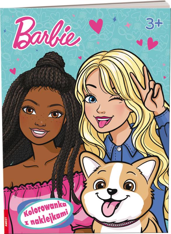 KSIĄŻECZKA MATTEL BARBIE. KOLOROWANKA Z NAKLEJKAMI