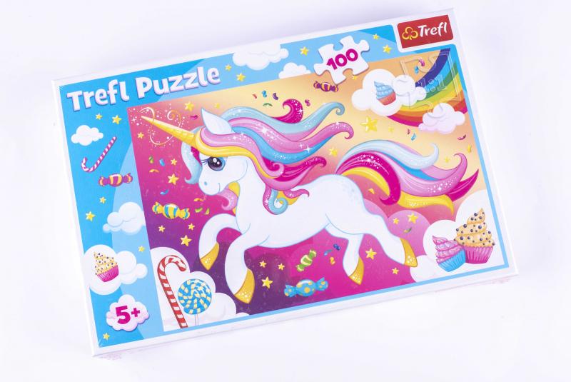 PUZZLE 100 TREFL PIĘKNY JEDNOROŻEC