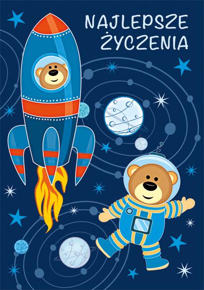 LAURKA B6B POLMAK BROKAT SERDECZNE ŻYCZENIA DZIECIĘCE