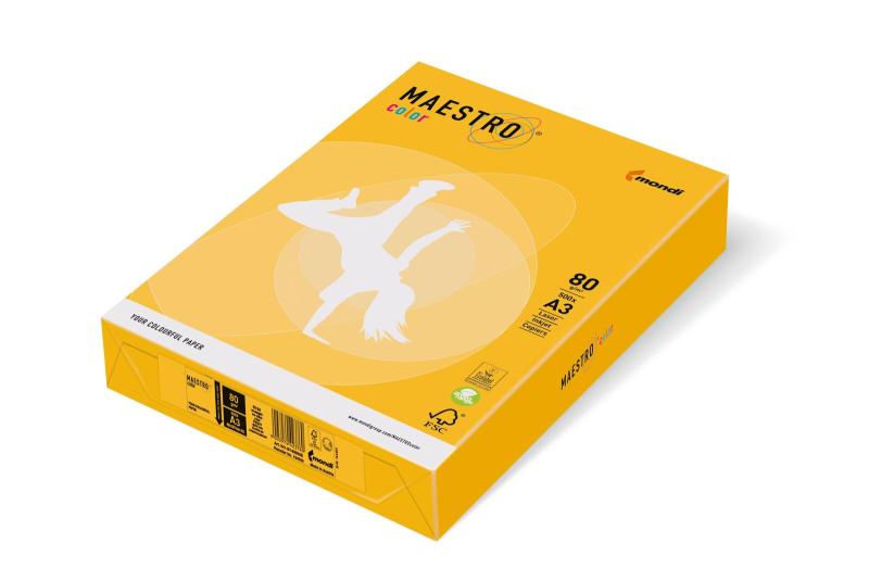 PAPIER KS.A3 MAESTRO 80G SY40 ZŁOTOŻÓŁTY