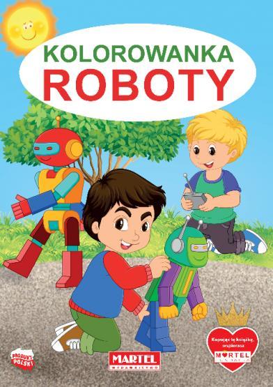 KSIĄŻECZKA KOLOROWANKA ROBOTY