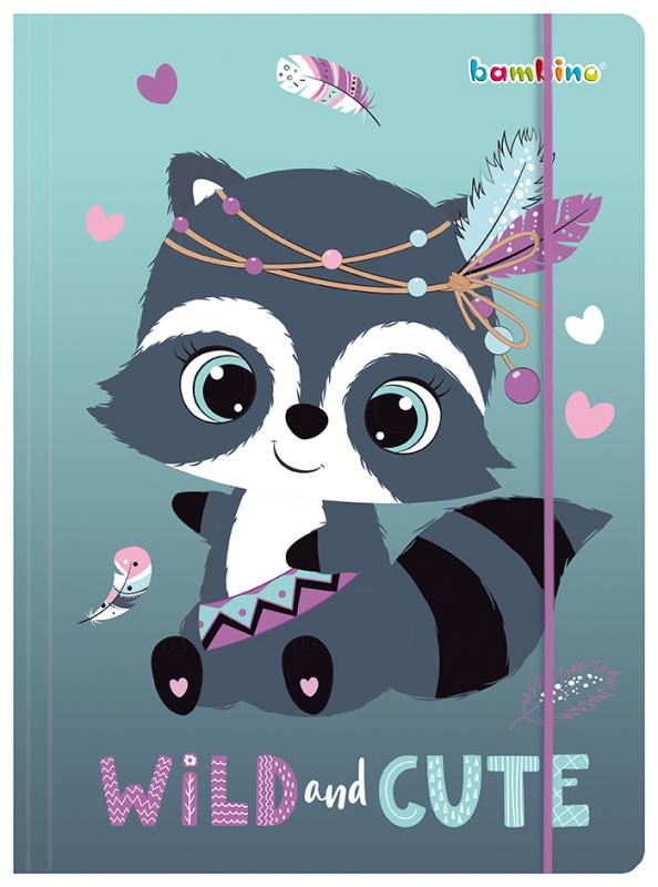 TECZKA Z GUMKĄ A4 RACOON 300G