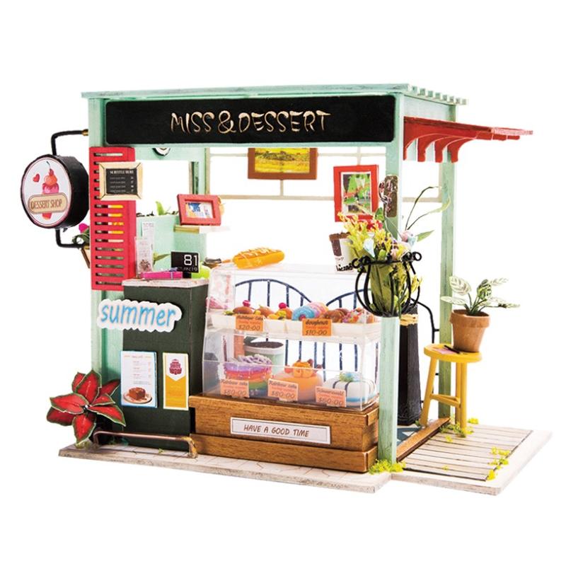 ZESTAW MODELARSKI KIDS CREATIVE MINIATUROWY DOMEK ICE CREAM STATION
