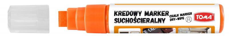 MARKER SUCHOŚĆ.KREDOWY 8X15MM POMARA.