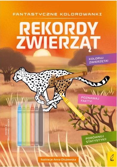 KSIĄŻECZKA FANTASTYCZNE KOLOROWANKI. REKORDY