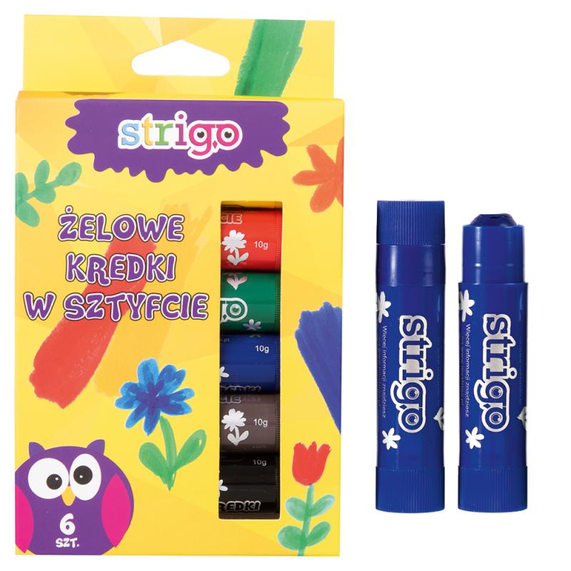 KREDKI ŻELOWE 6 SZT 10G