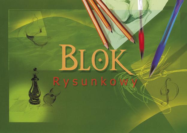 BLOK RYSUNKOWY A4/20 BIAŁY KRESKA