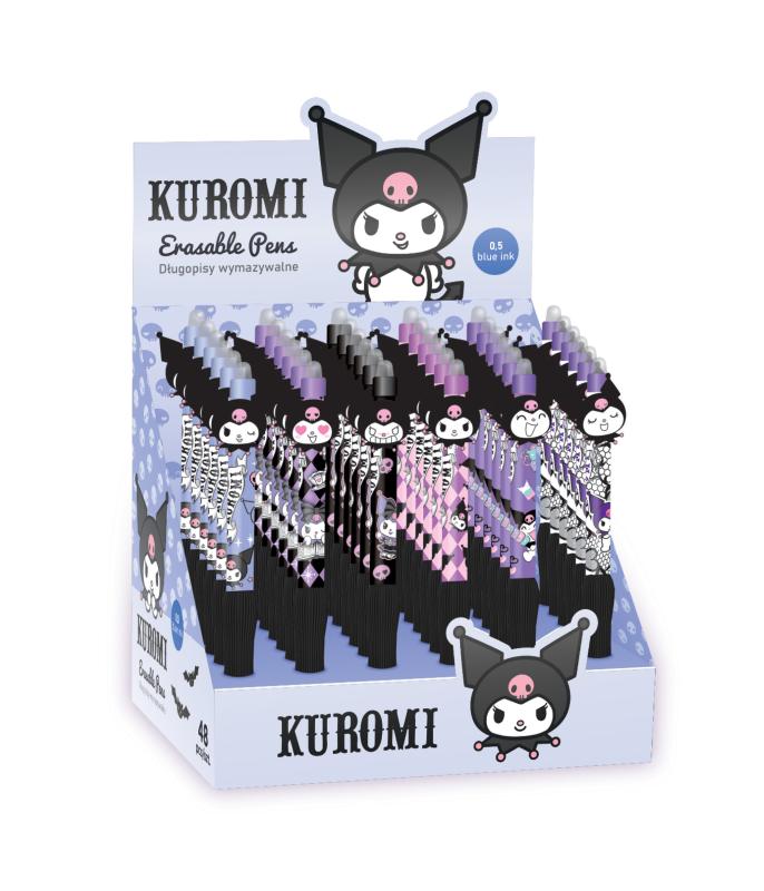 DŁUGOPIS WYMAZYWALNY AUTOMATYCZNY GRIP MIX A/36 KUROMI