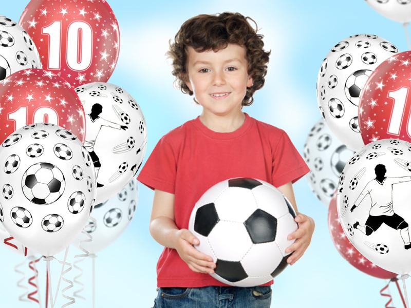 BALONY PIŁKARZ I PIŁKI P.WHITE 30CM