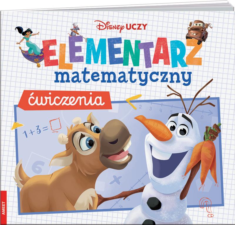 KSIĄŻECZKA DISNEY UCZY MIX. ELEMENTARZ MATEMATYCZNY ĆWICZENIA