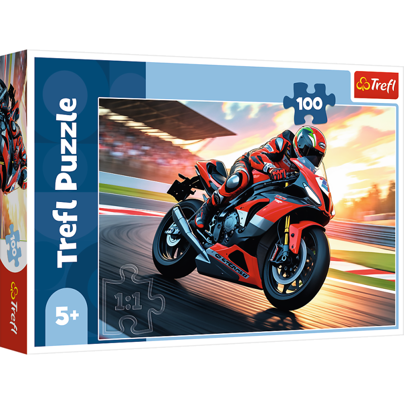 PUZZLE 100 TREFL SZYBKI MOTOCYKL